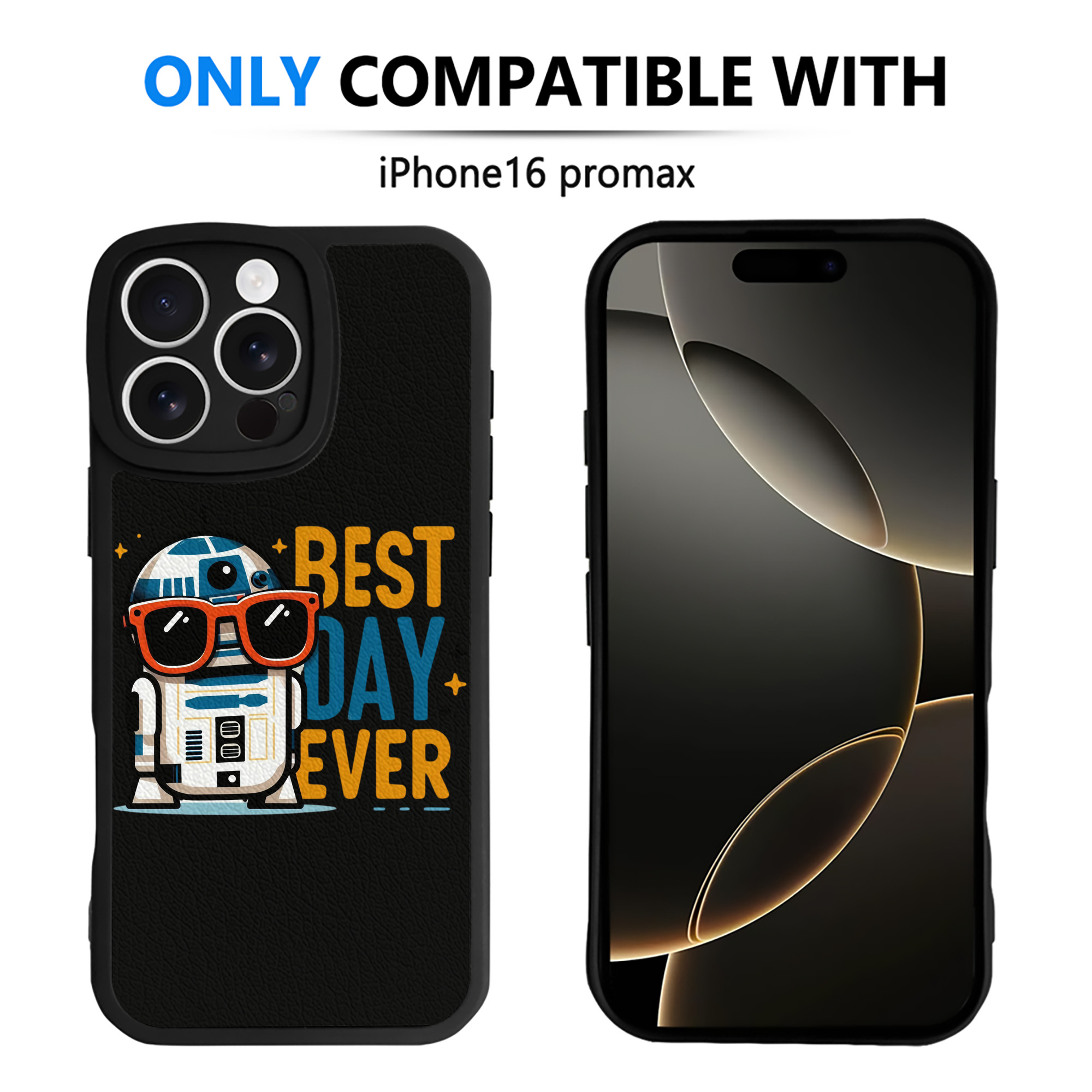 （画像用） スター・ウォーズ Star Wars 【iPhone 16シリーズ対応】シリコンスマホケース（レザー調） 材質：シリコン